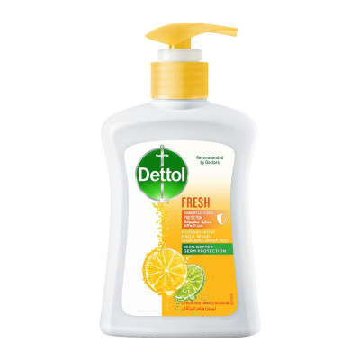 Dettol Fresh Antibacterial Handwash Pump, Citrus and Orange Blossom Fragrance